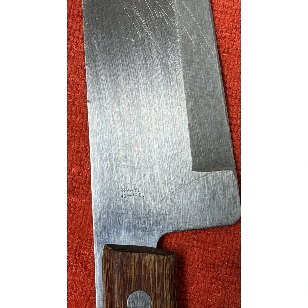Vintage Japan Chef Knife 1087-6F Precision‎ Hollow Ground 8